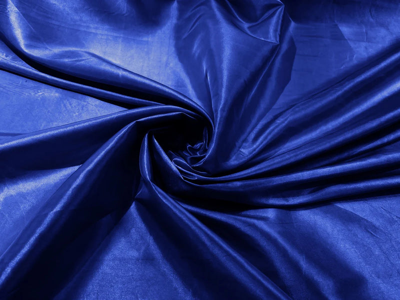 Solid Taffeta Fabric - Royal Blue - 58" Taffeta Fabric for Crafts, Dresses, Costumes Sold by Yard