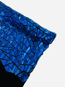 Mirror Sequins Velvet - Royal Blue - Shiny Mirror Cut Sequins on Velvet By Yard
