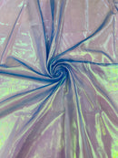 Pearl Iridescent Sheer Organza - Royal Blue - 58" Organza Fabric for Fashion, Crafts, Decor By Yard