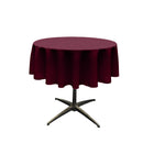 48" Solid Round Tablecloth - Round Table Cover for Event Decor, Party Tables, Available in Different Sizes