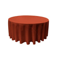 96" Solid Round Drape Tablecloth - 3 Part Stitched Round Full Table Cover Available in Different Sizes (84 Colors)