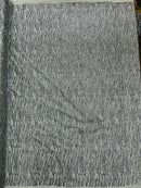 Glitter Zebra Stripe Fabric - Silver - Zebra Lines Glitter Design on Lace Fabric By Yard