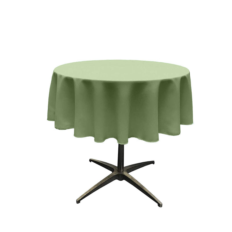 36" Solid Round Tablecloth - Round Table Cover for Event Decor, Party Tables, Available in Different Sizes