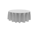 90" Solid Round Tablecloth - Different Sizes Round Full Table Cover Available in Different Colors