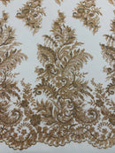 Skin Silver Rhinestones Glitter Fabric on a Mesh by the Yard | Quinceanera Design Glitter Rhinestones on Mesh Fabric Prom Dress