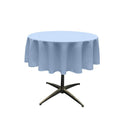 42" Solid Round Tablecloth - Round Table Cover for Event Decor, Party Tables, Available in Different Sizes