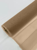 Illusion Mesh Fabric - Taupe - 60" Illusion Mesh Sheer Fabric Sold By The Yard