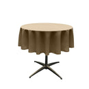 36" Solid Round Tablecloth - Round Table Cover for Event Decor, Party Tables, Available in Different Sizes