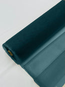 Illusion Mesh Fabric - Teal - 60" Illusion Mesh Sheer Fabric Sold By The Yard