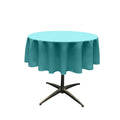 54" Solid Round Tablecloth - Round Table Cover for Event Decor, Party Tables, Available in Different Sizes