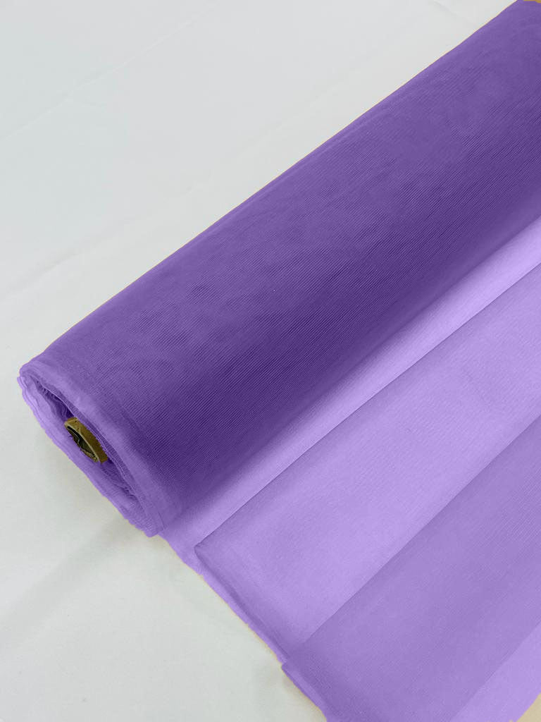 Illusion Mesh Fabric - Violet - 60" Illusion Mesh Sheer Fabric Sold By The Yard