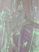 Pearl Iridescent Sheer Organza - White - 58" Organza Fabric for Fashion, Crafts, Decor By Yard