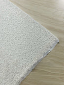 Fish Net Sequins Fabric - White - Cast Net Design Sequins Embroidery Lace Fabric By Yard