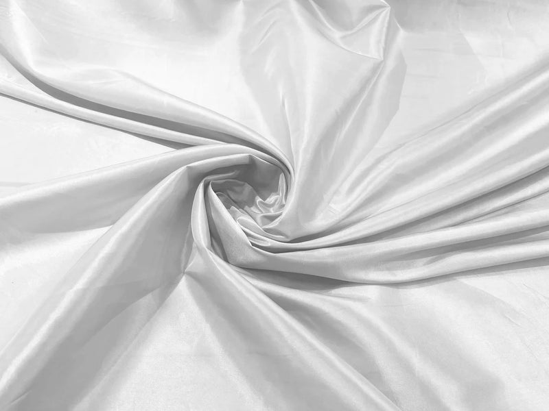 Solid Taffeta Fabric - White - 58" Taffeta Fabric for Crafts, Dresses, Costumes Sold by Yard