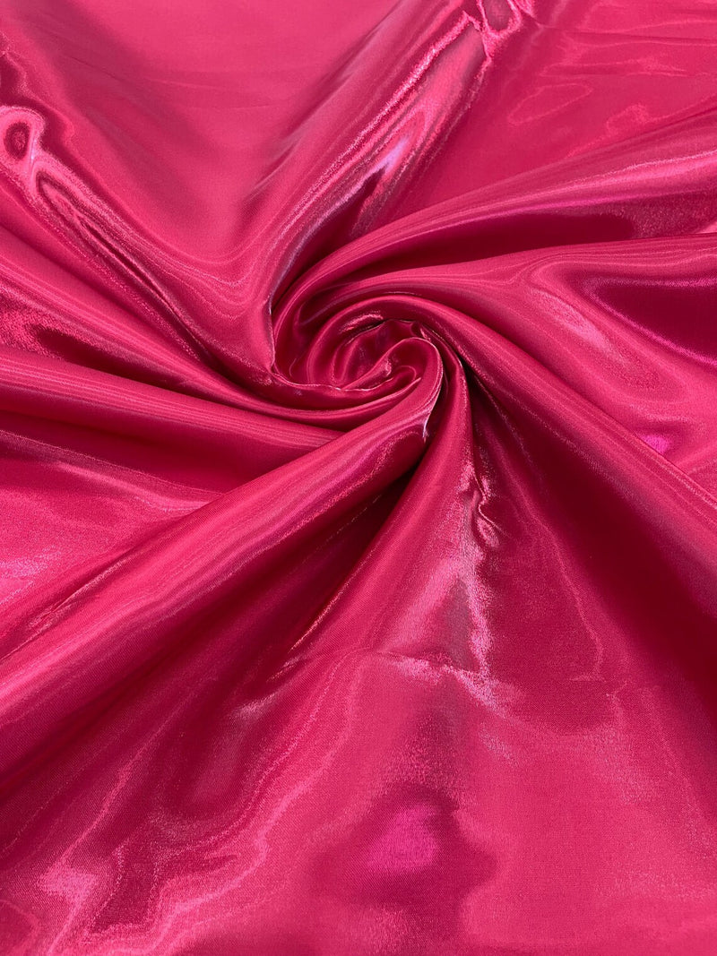 60" Crystal Liquid Satin Fabric - Water Shine Ultra Glossy Shimmer Reflective Bridal Satin Fabric By Yard