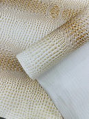 Gator 3D Embossed Vinyl Fabric Faux Fake Leather Vinyl Fabric, Embossed Crocodile Fabric By The Yard Upholstery Purses Shoes