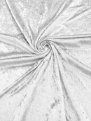 58"/60 Panne Crushed Stretch Velvet Velour Fabric - High Quality Panne Velvet Fabric By The Yard