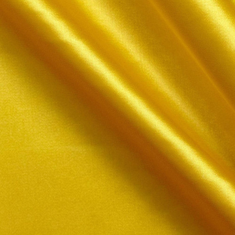 Matte L'Amour Satin - Yellow - (Peau de Soie) Duchess Fabric For Bridal, Bridesmaid Dress By Yard