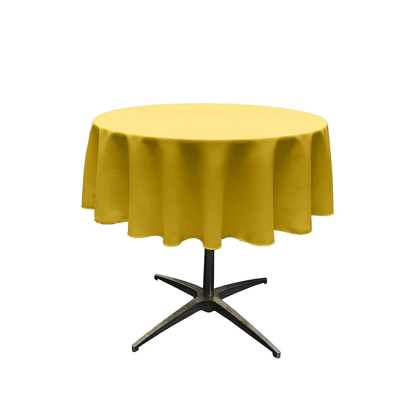 42" Solid Round Tablecloth - Round Table Cover for Event Decor, Party Tables, Available in Different Sizes