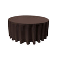 120" Solid Round Drape Tablecloth - 3 Part Stitched Round Full Table Cover Available in Different Sizes (84 Colors)