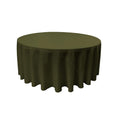 84" Solid Round Drape Tablecloth - 3 Part Stitched Round Full Table Cover Available in Different Sizes (84 Colors)