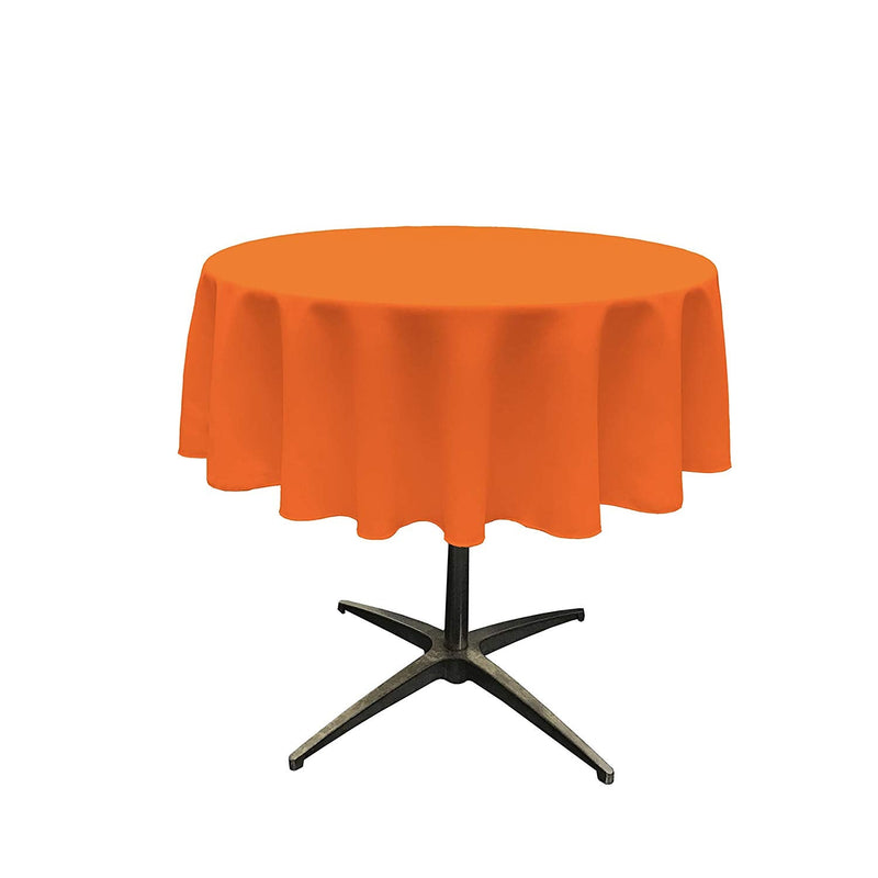 54" Solid Round Tablecloth - Round Table Cover for Event Decor, Party Tables, Available in Different Sizes