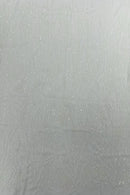 White Sequin Fabric by Yard, 4 Way Stretch Fashion Design on Spandex Mesh