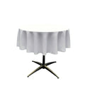 58" Solid Round Tablecloth - Round Table Cover for Event Decor, Party Tables, Available in Different Sizes