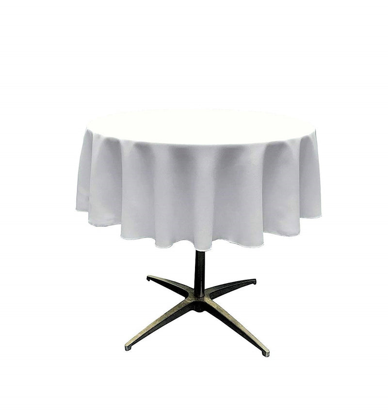 45" Solid Round Tablecloth - Round Table Cover for Event Decor, Party Tables, Available in Different Sizes