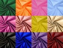60" Shiny Heavy Bridal Satin Fabric for Wedding, Gala, Prom Dress Sold By The Yard (Pick Color)