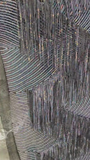 Fringe Sequins Fabric - Unicorn - Hanging Sequins 2 Way Stretch Fabric Sold By Yard