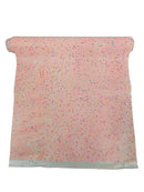 Stardust Glitter Vinyl Fabric - Blush Pink Iridescent - 54" Sparkle Crafting Glitter Vinyl Fabric By Yard