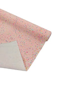 Stardust Glitter Vinyl Fabric - Blush Pink Iridescent - 54" Sparkle Crafting Glitter Vinyl Fabric By Yard