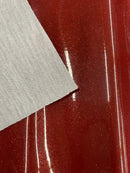 Metallic Glitter Vinyl Fabric - Burgundy - Faux Leather Sparkle Glitter Fabric - 54" Sold By The Yard