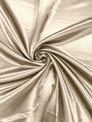 60" Shiny Heavy Bridal Satin Fabric for Wedding, Gala, Prom Dress Sold By The Yard (Pick Color)