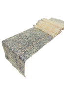 Lace Sequins Design Table Runner - Champagne - 12" x 90" Lace Sequins Table Runner