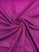 Shimmer Glitter Sparkle Fabric - Fuchsia - Luxury Sparkle Glitter Stretch Solid Fabric Sold By Yard