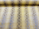 Faux Viper Snake Print Vinyl Fabric - Matte Gold - High Quality Vinyl Sold by The Yard