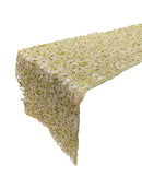 Spider Sequins Design Table Runner - Gold - 12" x 90" Spider Web Sequins Table Runner