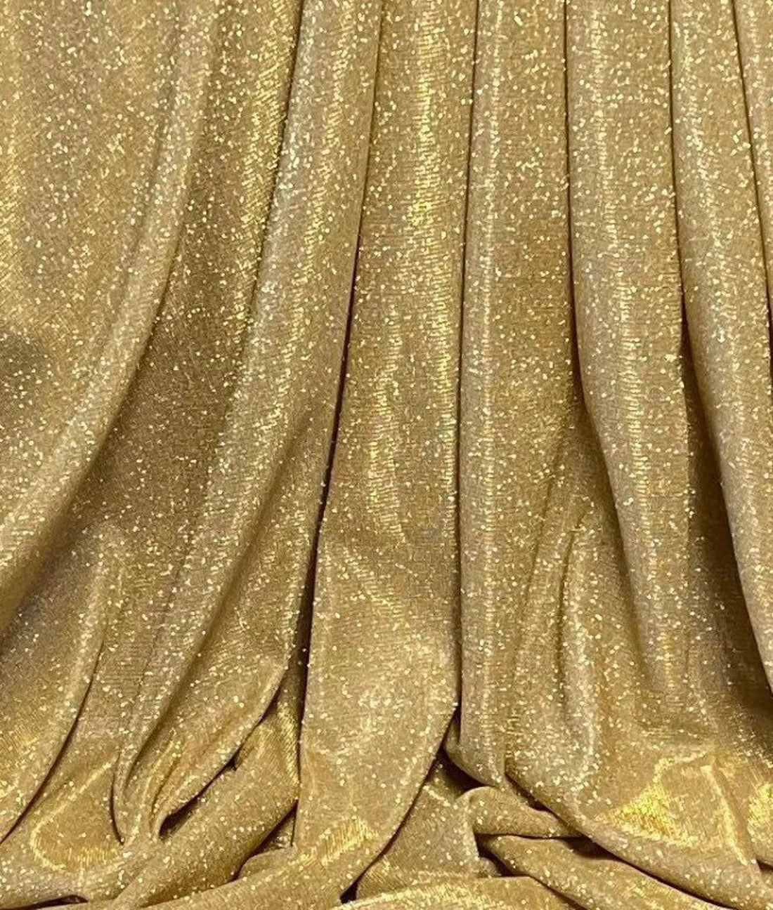Shimmer Glitter Sparkle Fabric - Gold - Luxury Sparkle Glitter Stretch Shimmer Glitter Sparkle Fabric - Gold - Luxury Sparkle Glitter Stretch