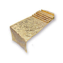 Taffeta Sequins Table Runner - Gold - 12" x 90" Sequins on Taffeta Event Decor Table Runner