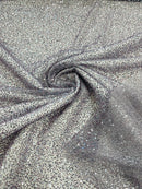 Beaded Lace 3D Fabric - Grape - Handmade Heavy Embroidery Beaded Lace Fabric By Yard