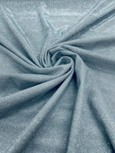 Shimmer Glitter Sparkle Fabric - Gray - Luxury Sparkle Glitter Stretch Solid Fabric Sold By Yard