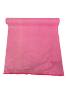 Chunky Glitter Vinyl Fabric - Hot Pink - 54" Sparkle Crafting Glitter Vinyl Fabric By Yard