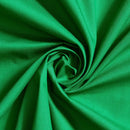Solid Poly Cotton Fabric - Solid Fabric Broadcloth 58"/ 60" Wide Sold By The Yard