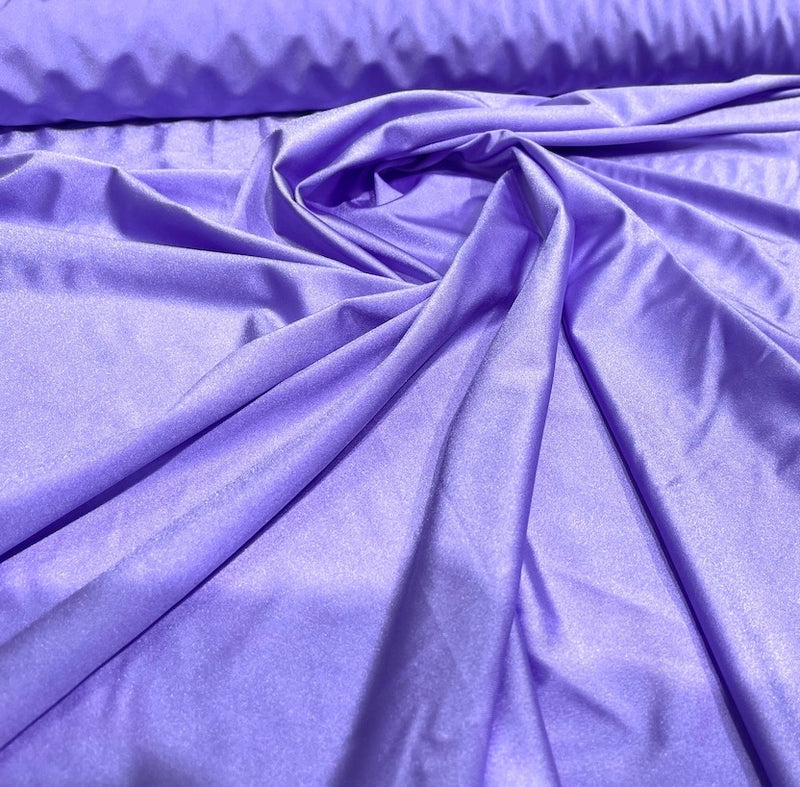 Shiny Milliskin Fabric - Lavender - 58" Spandex 4 Way Stretch Fabric Sold by The Yard (Pick a Size)