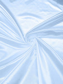 60" Shiny Heavy Bridal Satin Fabric for Wedding, Gala, Prom Dress Sold By The Yard (Pick Color)