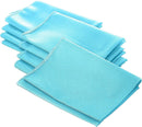 18" x 18" Polyester Poplin Napkins - Light Turquoise - Solid Rectangular Polyester Napkins for Table Decoration