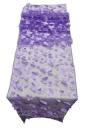 3D Butterfly Table Runner - Lilac - 12" x 90" 3D Butterfly Mesh Runner