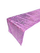 Taffeta Sequins Table Runner - Lilac - 12" x 90" Sequins on Taffeta Event Decor Table Runner